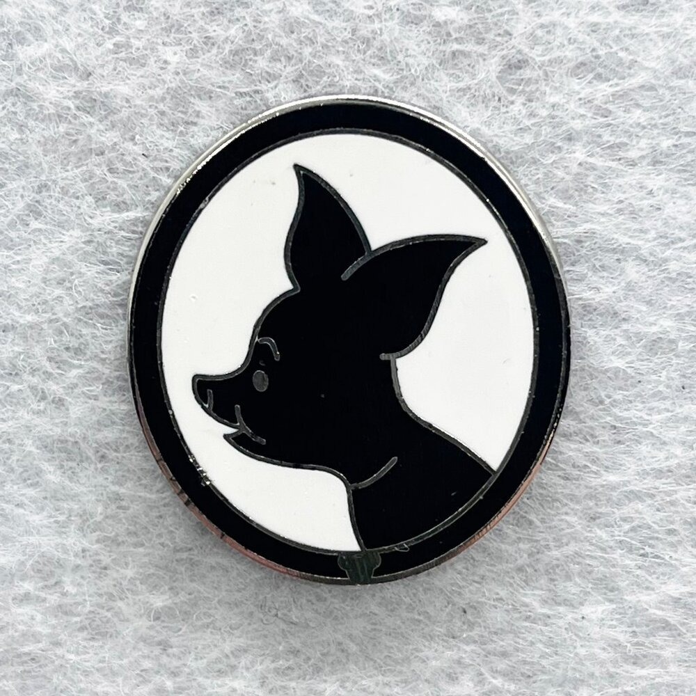 Disney Piglet Silhouette pin